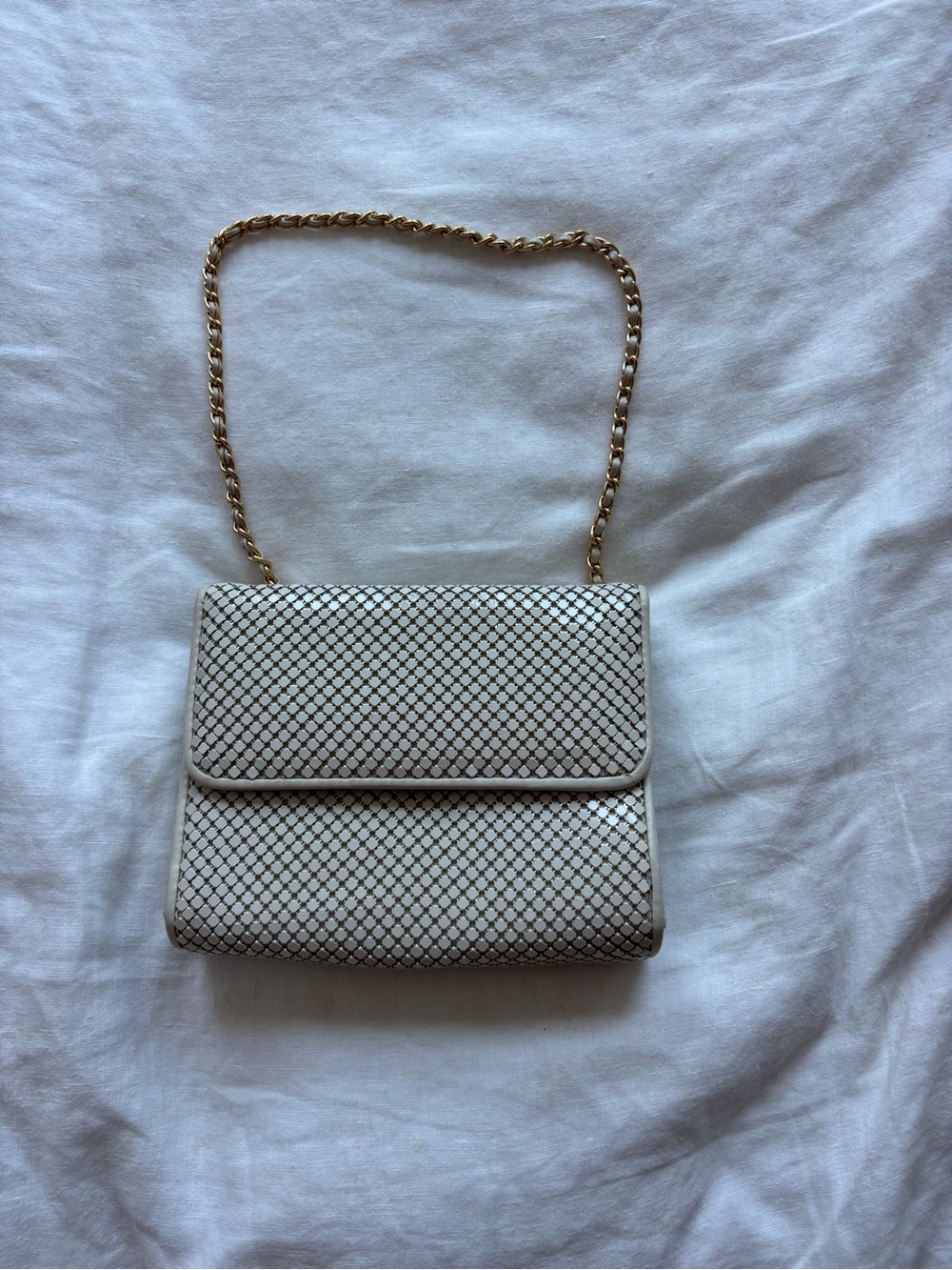 Vintage Textured Shoulder Bag